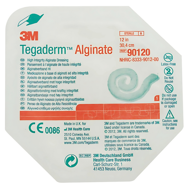 3M Tegaderm High Integrity Alginate Dressing, 90120, 0.79 in x 12 in (2 cm x 30.48 cm), Each