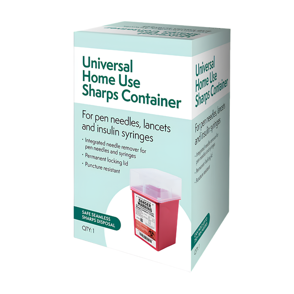 Owen Mumford Universal Sharps Container 1.5 Qt