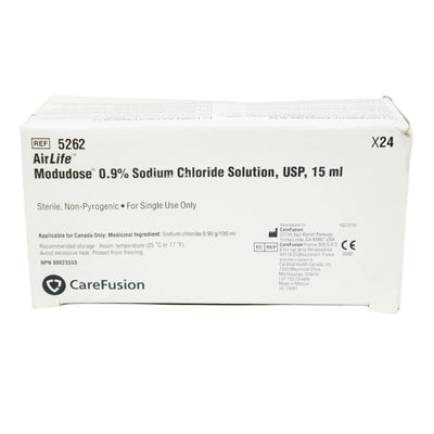 Cardinal Health AirLife MODUDOSE Normal Saline Unit Dose Vials, 0.9% Sodium Chloride, 3 mL to 5 mL