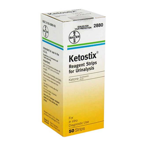 Bayer Ketostix Reagent Strips for Urinalysis, Ketone Test Only, 562880/562881