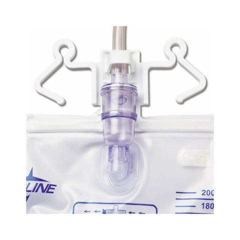 Medline 2000 mL Urinary Drainage Bag with Anti-Reflux Device with Slide-Tap, DYND15207