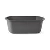 Medline Rectangular Plastic Wash Basin 7.5 qt, Graphite, DYND80342