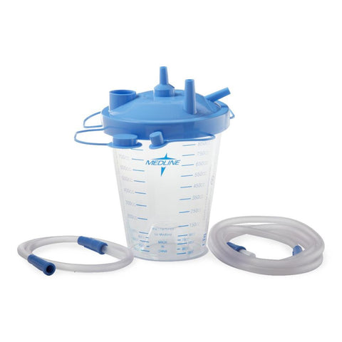 Suction Canister with Float Lid & Tubing, 850 cc, HCS7851
