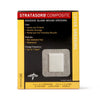 Medline Stratasorb Composite Adhesive Island Wound Dressings, 4" x 4" with 2" x 2.5" Pad, Non-Adherent Pad, Latex-free, MSC3044