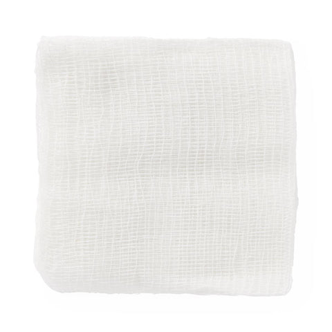 Medline Sterile Cotton Woven Gauze Sponge, 4" x 4", 12 ply, 10/Hard Tray, NON21426