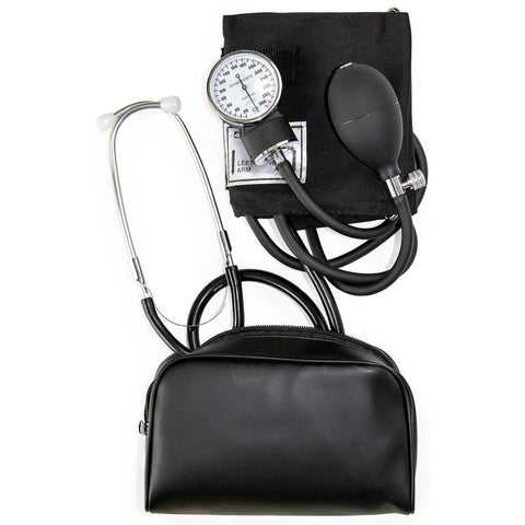 HealthSmart Adult Self-Taking Home Blood Pressure Kit with Attached Stethoscope, Large, 04174026