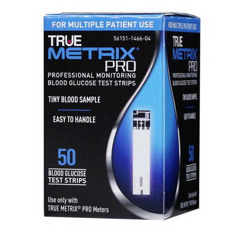 Trividia True Metrix Pro Blood Glucose Test Strips, Box of 50