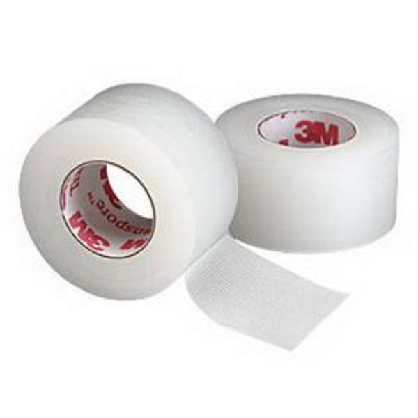 3M Transpore Standard Hypoallergenic Porous Plastic Surgical Tape, 3" x 10 yds