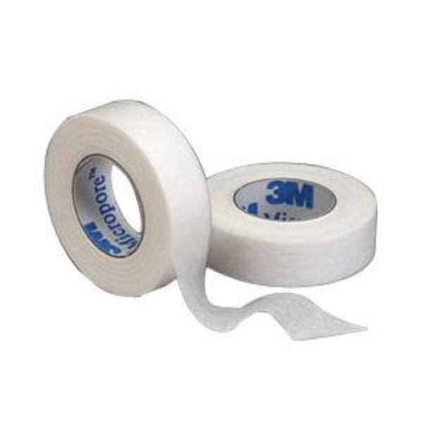 3M Micropore Hypoallergenic Paper Surgical Tape with Rayon Backing, Tan, Latex-Free 2" x 10 yds