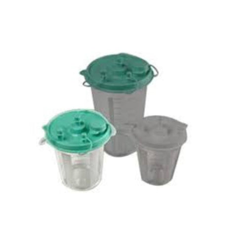 Allied Healthcare 2000cc Disposable Suction Canister For Schuco Aspirator, Pack of 4 Canisters, S1160A-RPL