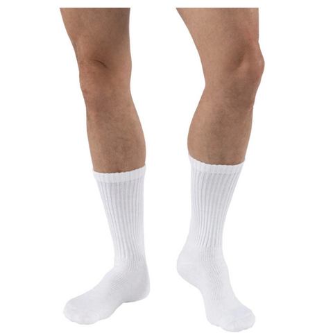 BSN Jobst SensiFoot Diabetic Crew-Length Style, Mild Compression Socks, 8-15 mmHg, Latex Free