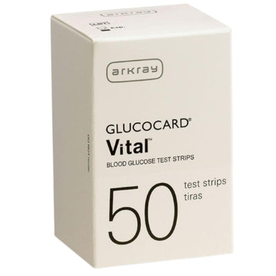 Arkray Glucocard Vital Blood Sugar Test Strips / Meters / Monitoring Kits