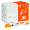 Care Touch U100 Insulin Syringe with Ultra-Thin and Lubricated Bevel