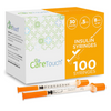 Care Touch U100 Insulin Syringe with Ultra-Thin and Lubricated Bevel