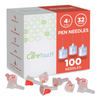 Care Touch Insulin Pen Needles with Ultra-Thin and Lubricated Bevel