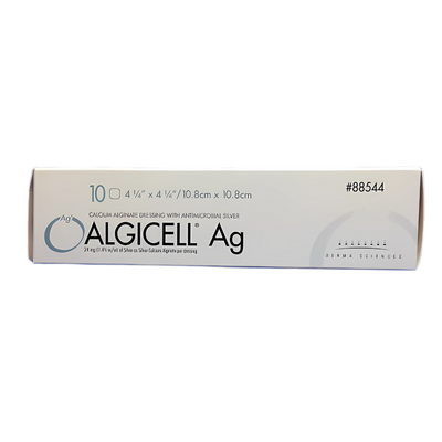 Derma Sciences Algicell Ag Antimicrobial Silver Dressing, 4-1/4 x 4-1/4 In.