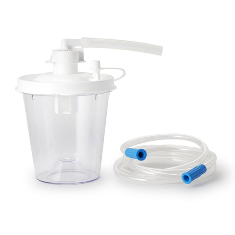 DeVilbiss Assembled Disposable Container with Internal Filter Cartridge and Splash Guard for DeVilbiss Suction Unit 7305 Series
