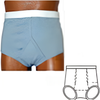 OPTIONS Men's Basic Brief Ostomy Support Undergarment with Built-In Barrier