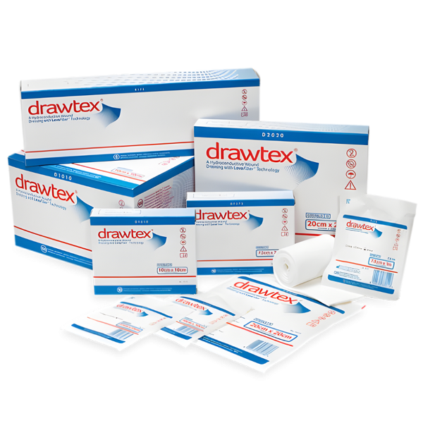 SteadMed Drawtex Hydroconductive Wound Dressing Roll with LevaFiber Technology