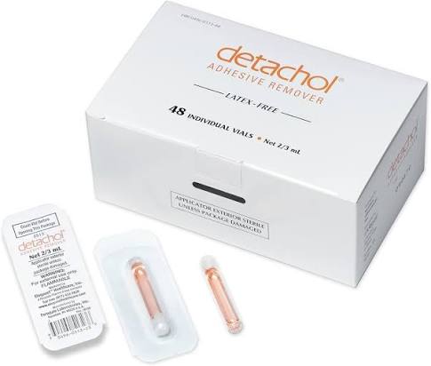 Detachol® Adhesive Remover 2/3 mL Vials, Non-Irritating, Box of 48
