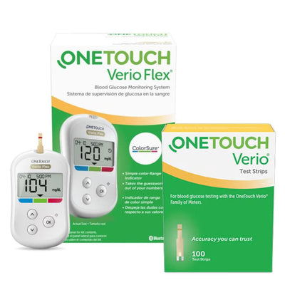 Lifescan OneTouch Verio Flex Blood Blood Sugar Test Strips / Meters / Monitoring Kits