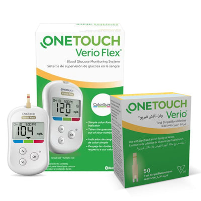Lifescan OneTouch Verio Flex Blood Blood Sugar Test Strips / Meters / Monitoring Kits
