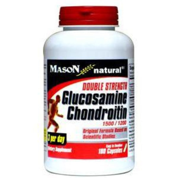 Mason Vitamins Glucosamine Chondroitin 1500/1200 Double Strength Capsules, 3 Per Day