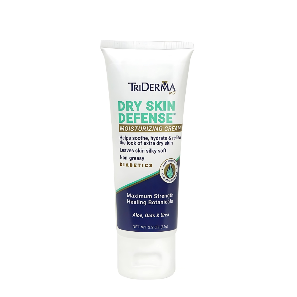 TriDerma Diabetics Dry Skin Defense Moisturizing Cream for Relief