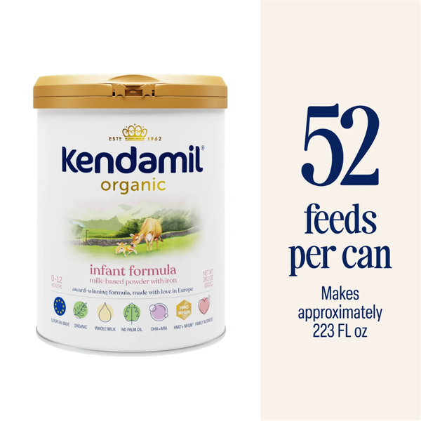 Kendamil Organic Baby Formula Powder for Infants 0–12 Months