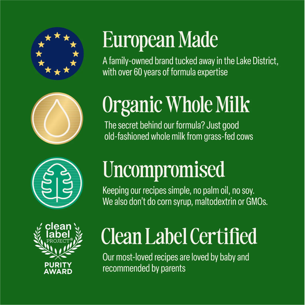 Kendamil Organic Baby Formula Powder for Infants 0–12 Months