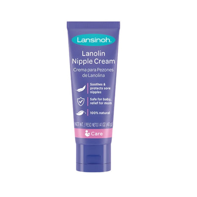 Lansinoh Lanolin Nipple Cream, Hypoallergenic with Ultra Purified 100% Natural Lanolin