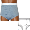 OPTIONS Men's Basic Ostomy Support Undergarment with Built-In Barrier