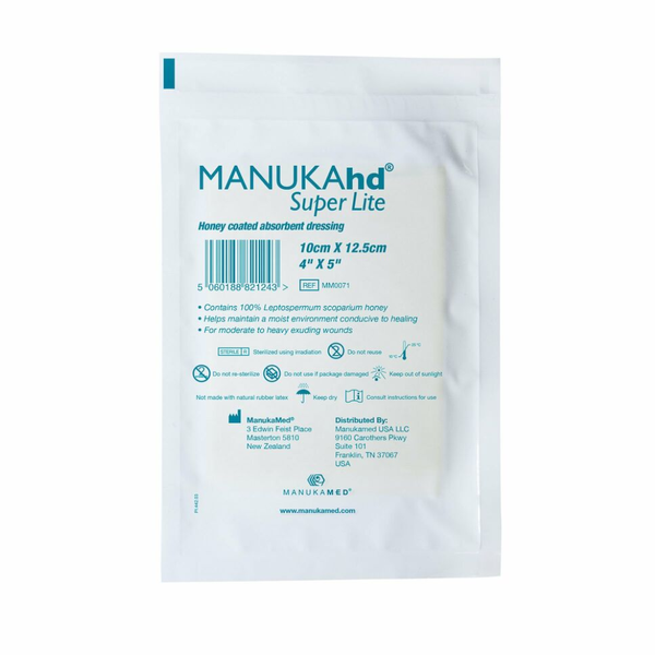 ManukaMed Super Lite Honey Coated Absorbent Wound Dressing