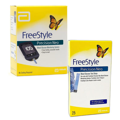 Abbott FreeStyle Precision Neo Blood Sugar Test Strips / Meters / Monitoring Kits
