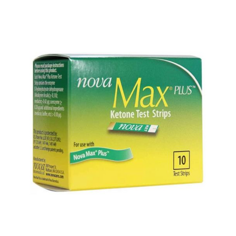 Nova Diabetes Care Max Blood Ketone Test Strip, Box of 10, 53493