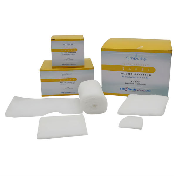 Safe n' Simple Simpurity Antimicrobial Gauze Sponge