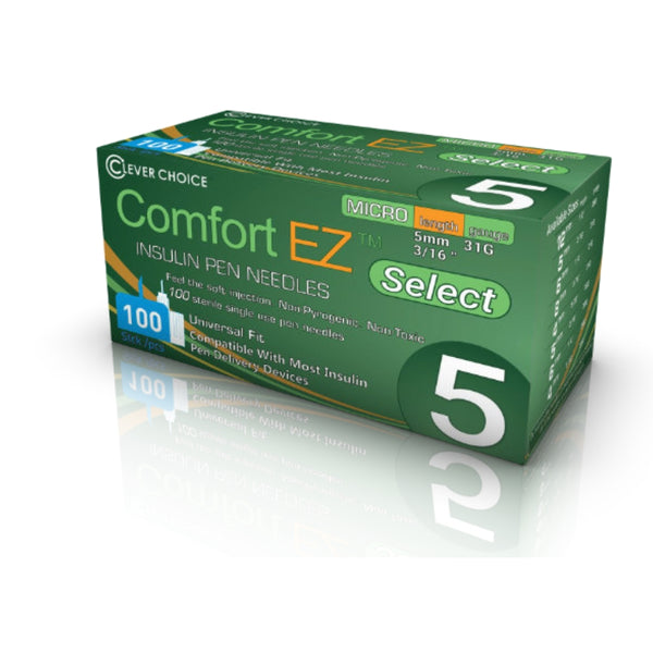 Clever Choice Comfort EZ Select Insulin Pen Needles