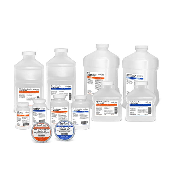 SteriCare Solutions Nurse Assist Medical Grade Sterile Water, 100 mL to 1000 mL
