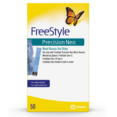 Abbott FreeStyle Precision Neo Blood Sugar Test Strips / Meters / Monitoring Kits
