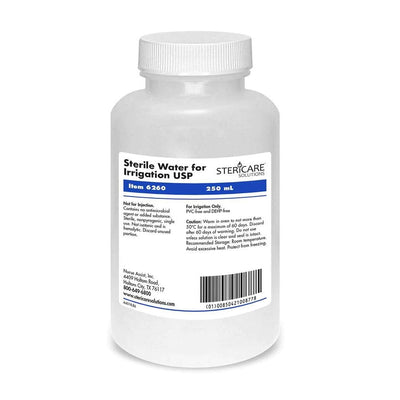 SteriCare Solutions Nurse Assist Medical Grade Sterile Water, 100 mL to 1000 mL