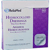 Cardinal Health Essentials Sterile Latex-Free Hydrocolloid Dressing with Foam Back, 4" x 4"