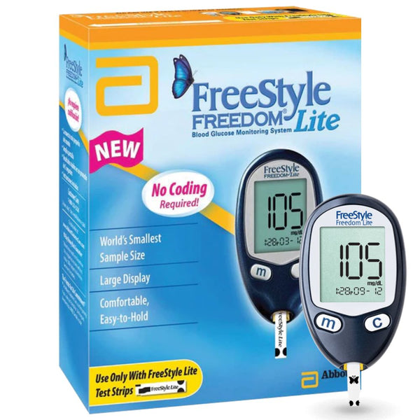 Abbott FreeStyle Freedom Lite and FreeStyle Lite Blood Glucose Meters, Test Strips & Kits, 70914, FreeStyle Freedom Lite Meter, Each