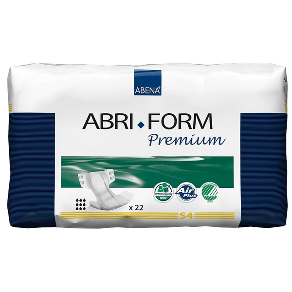 Abena Abri-Form Premium Adult Briefs with High Absorption, 43056, Small (23.5-33.5 in (60-85 cm))