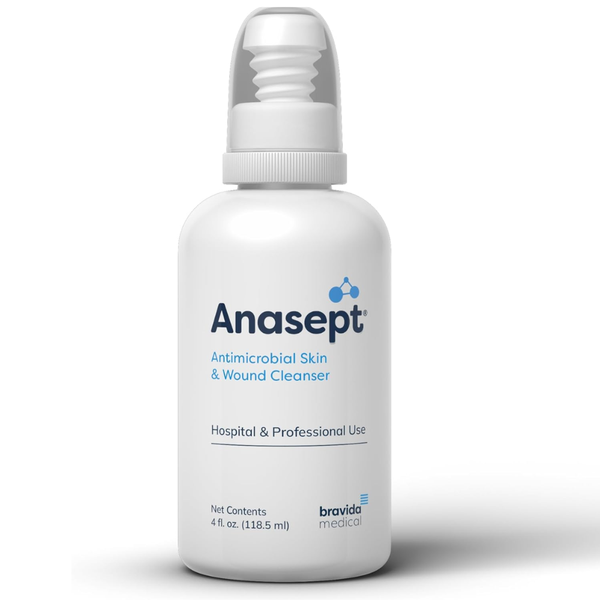 Anasept Antimicrobial Skin and Wound Cleanser, 4004C, 4 oz (118 mL), Dispensing Cap