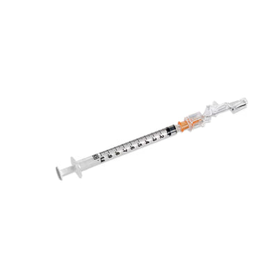BD SafetyGlide U100 Insulin Syringes, Becton Dickinson