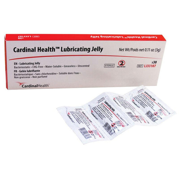 Cardinal Health Lubricating Jelly, Sterile, Water Soluble