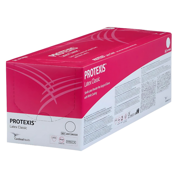 Cardinal Health Protexis Latex Classic Surgical Gloves, 2D72N55X, Size 5.5, Box (50 Pairs, 100 Pcs)
