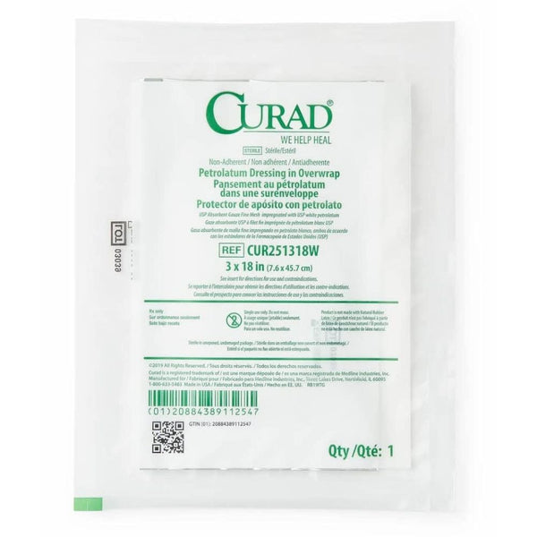 CellEra Vitale Oil Emulsion Gauze Dressing, 3 in x 3 in, Non-Adhering, 58303