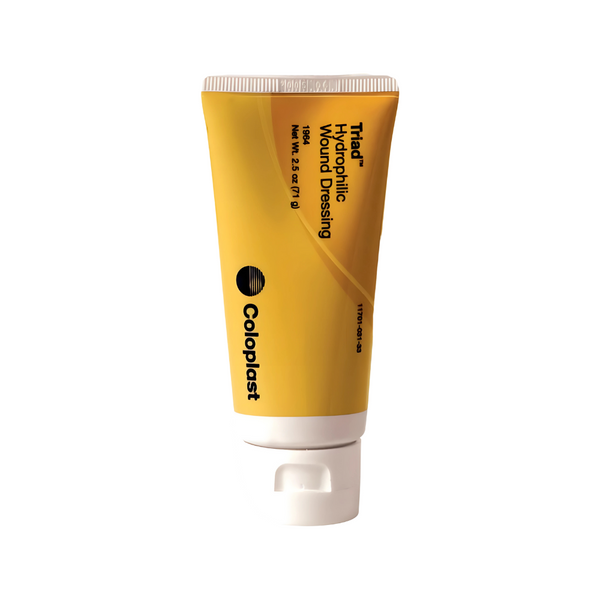 Coloplast Triad Hydrophilic Zinc Oxide Based Wound Filler Paste Dressing, 1964, 2.5 oz (71 g) tube