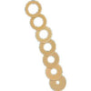 Cymed MicroDerm Thin Hydrocolloid Washer, 89422, Thin washer, 7/8 in (22 mm) stoma, Box of 30